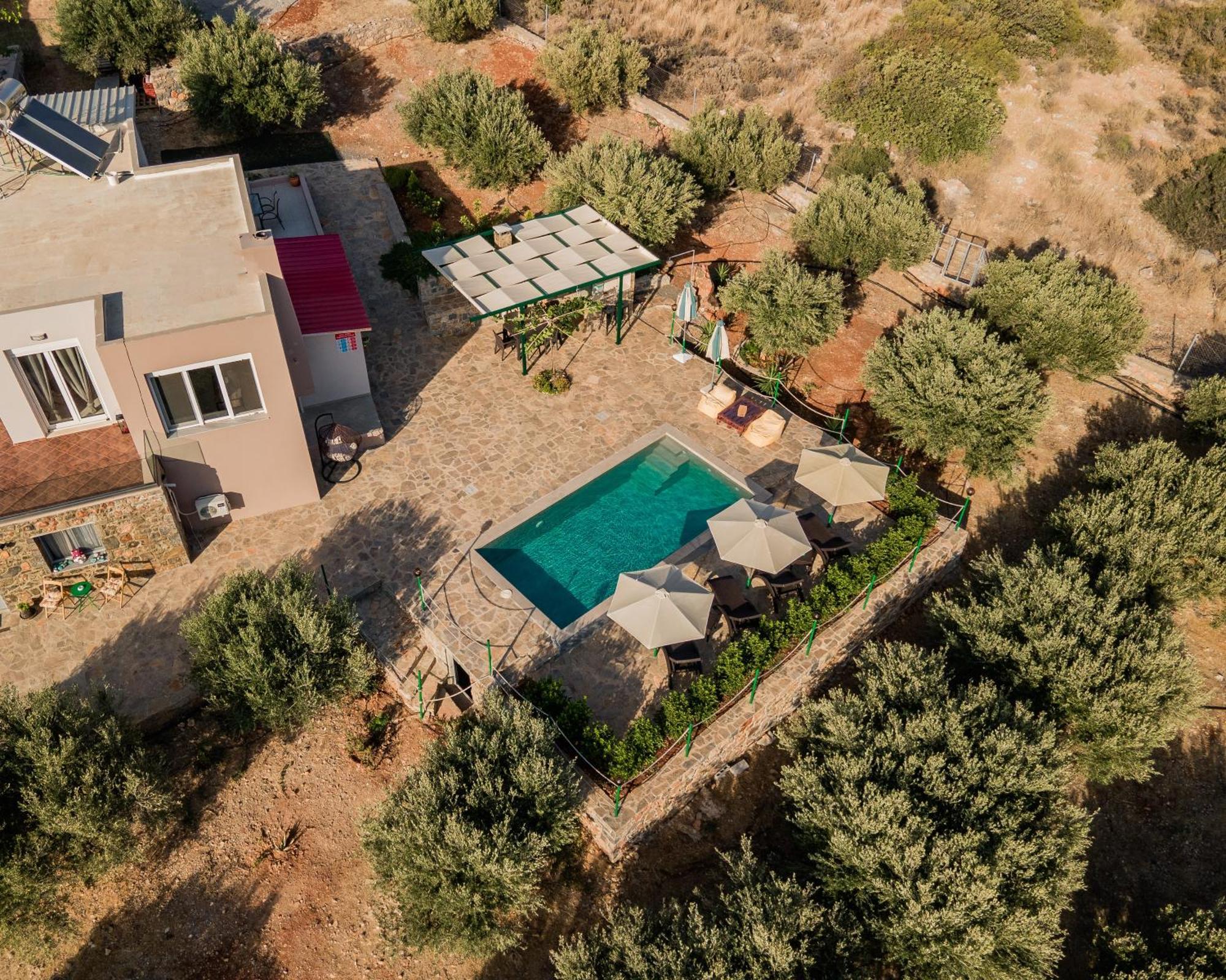 Villa Aktis With Freshwater Pool And Sea View Sissi Exteriér fotografie