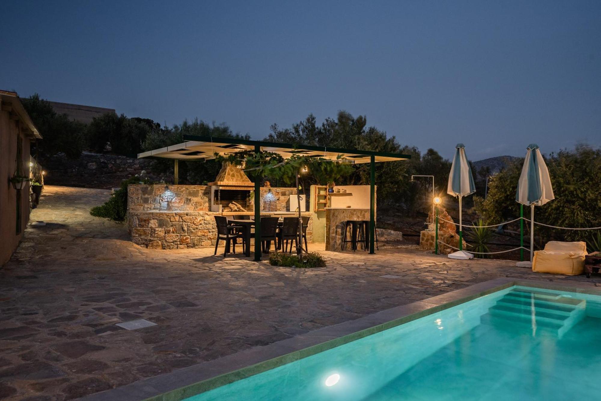 Villa Aktis With Freshwater Pool And Sea View Sissi Exteriér fotografie