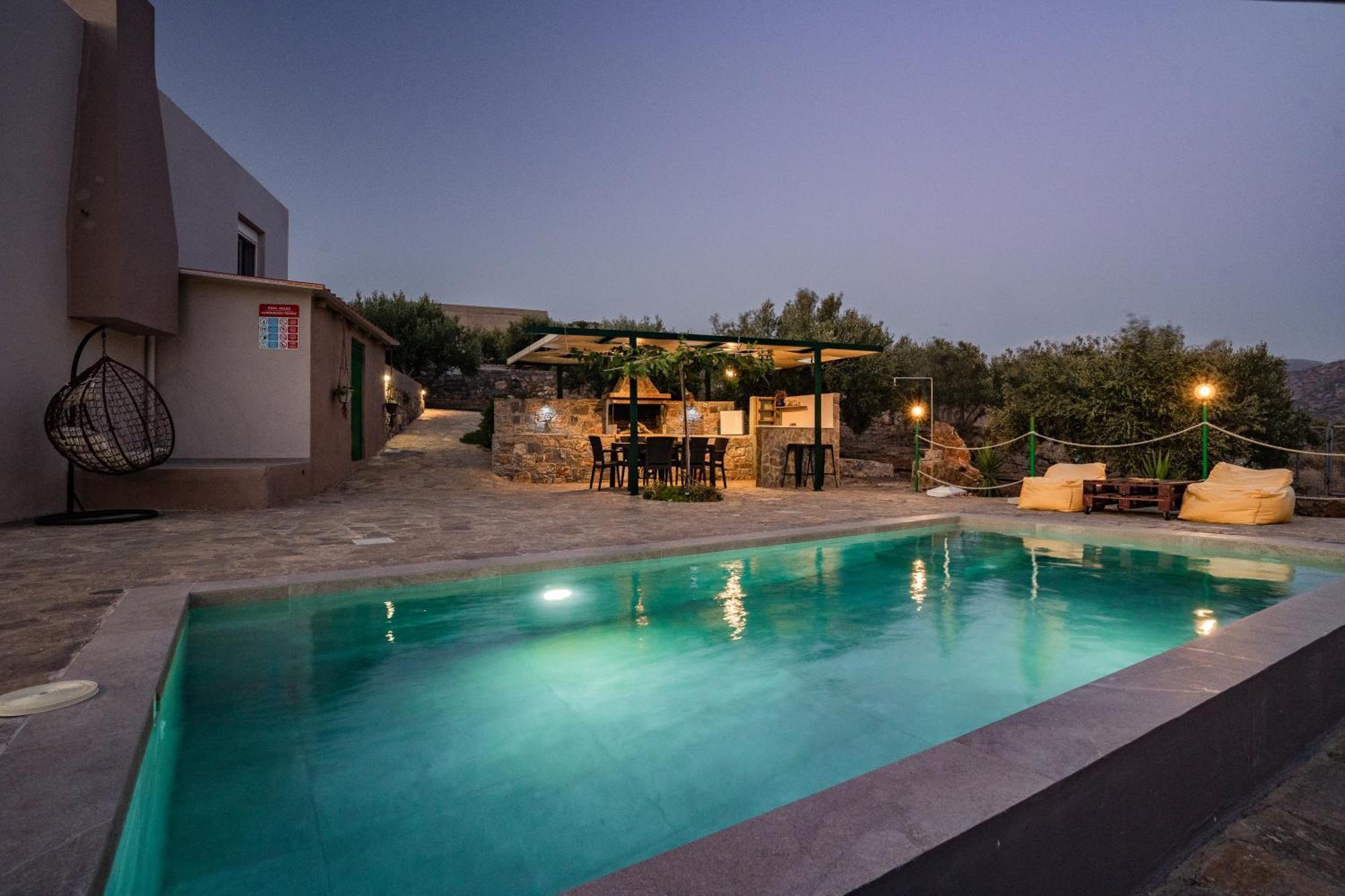 Villa Aktis With Freshwater Pool And Sea View Sissi Exteriér fotografie