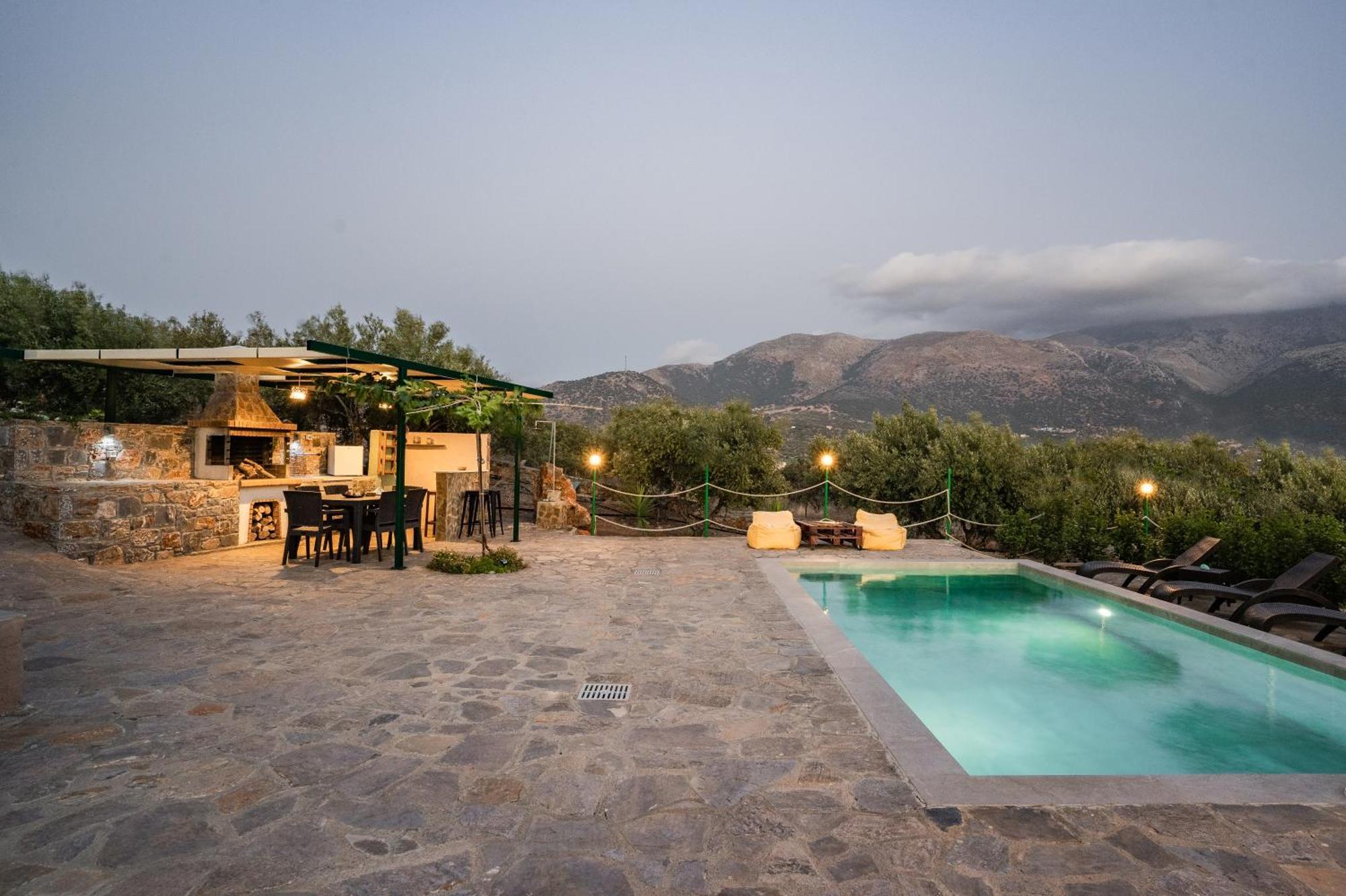 Villa Aktis With Freshwater Pool And Sea View Sissi Exteriér fotografie